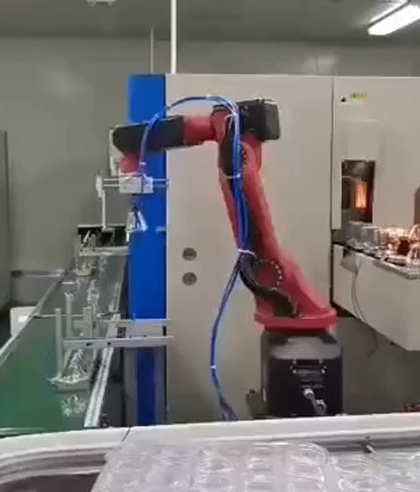Pet jar automatic blow molding machine with robot