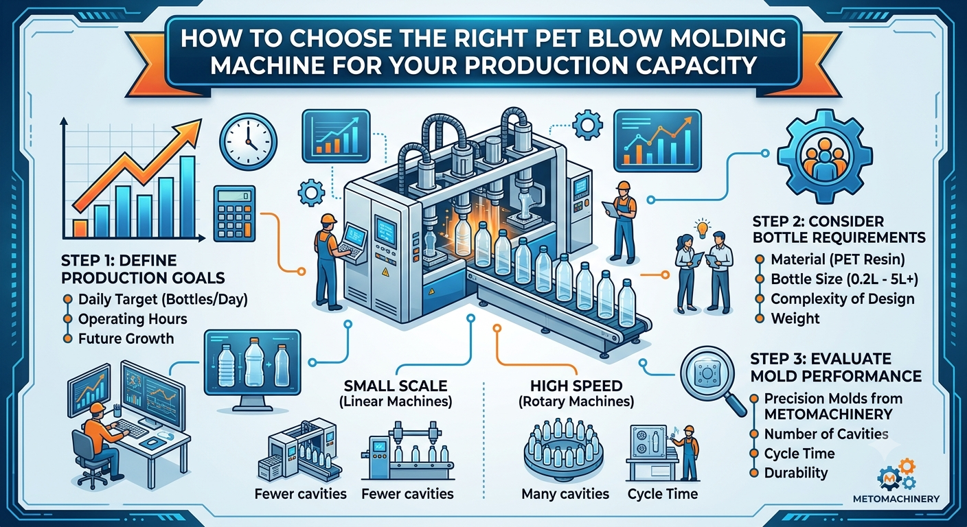 How to Choose the Right PET Blow Molding Machine for Your Production Capacity