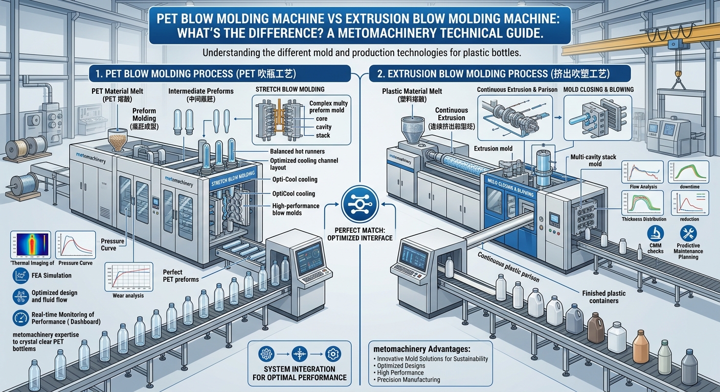 PET Blow Molding Machine vs Extrusion Blow Molding Machine: What's the Difference?